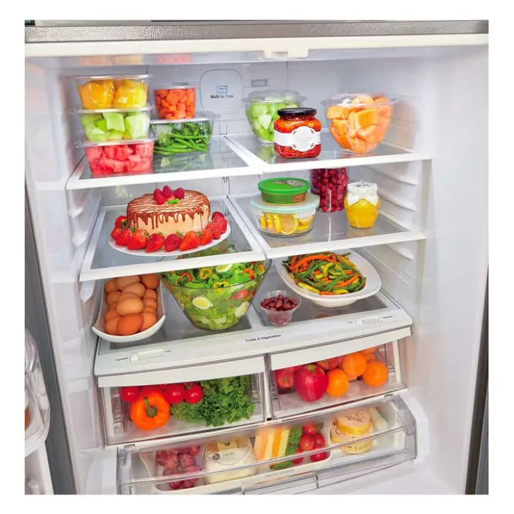 LG 30 in 22 Cu ft Refrigerator Bottom Freezer, French door - LRFWS2200S Stainless Steel Online