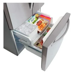 LG 30 in 22 Cu ft Refrigerator Bottom Freezer, French door - LRFWS2200S Stainless Steel Online