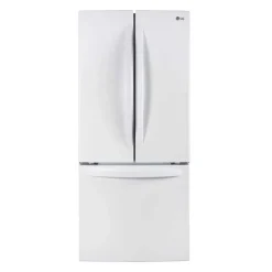 LG 30 in 21,8 Cu ft Refrigerator Bottom Freezer, French door - LRFNS2200W White Sale