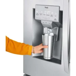 LG 36 in 30 Cu ft Refrigerator Bottom Freezer, French door - LRFDS3016S Stainless Steel New