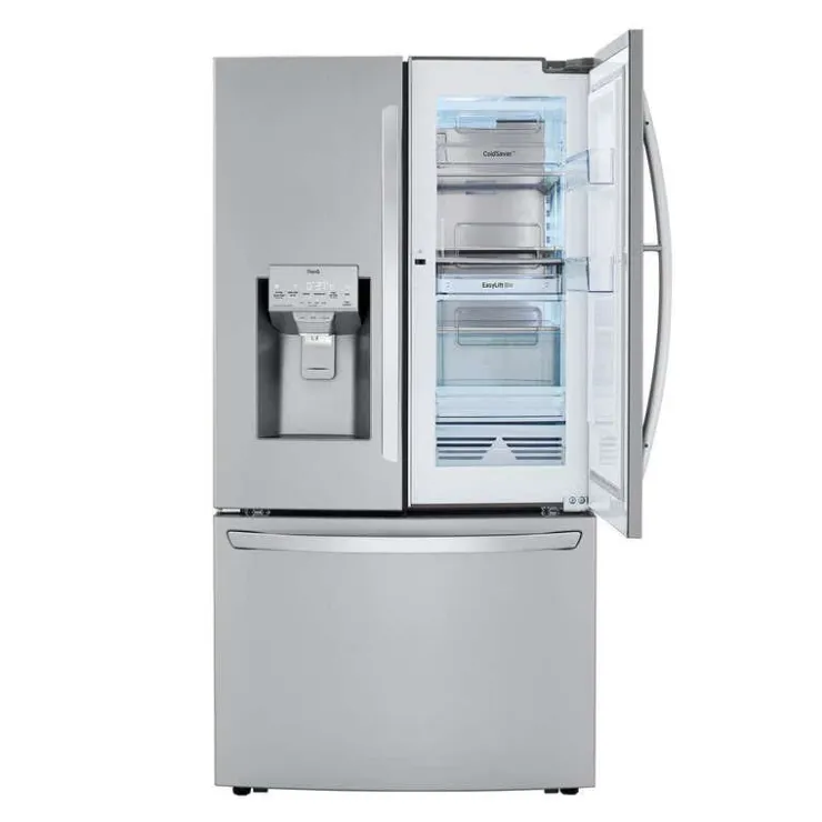 LG 36 in 30 Cu ft Refrigerator Bottom Freezer, French door - LRFDS3016S Stainless Steel New