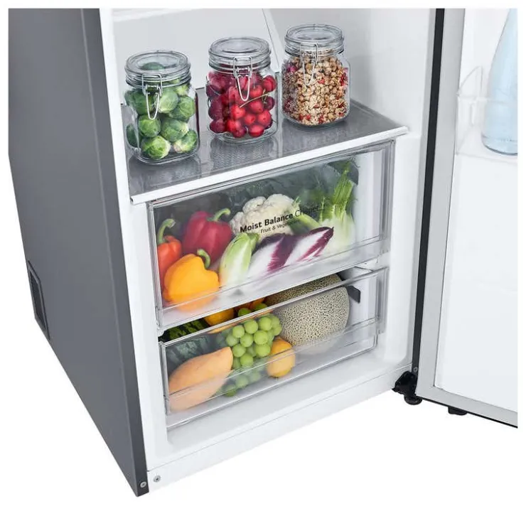 LG 24 in 13,6 Cu ft Refrigerator All refrigerator - LRONC1404V Platinum Silver