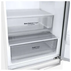 LG 24 in 11,9 cu ft Refrigerator Bottom Freezer - LBNC12231W White New