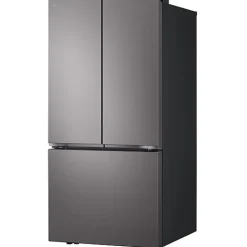 LG 33 in 25 cu ft Refrigerator Bottom Freezer, French door - LF25S6200D Black Stainless Sale