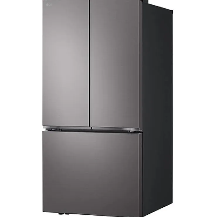 LG 33 in 25 cu ft Refrigerator Bottom Freezer, French door - LF25S6200D Black Stainless Sale