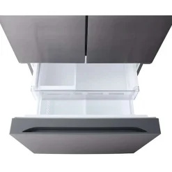 LG 33 in 25 cu ft Refrigerator Bottom Freezer, French door - LF25S6200D Black Stainless Sale