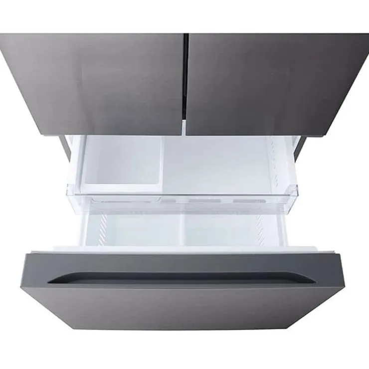LG 33 in 25 cu ft Refrigerator Bottom Freezer, French door - LF25S6200D Black Stainless Sale