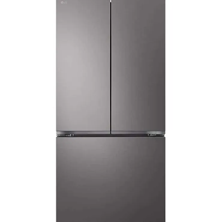 LG 33 in 25 cu ft Refrigerator Bottom Freezer, French door - LF25S6200D Black Stainless Sale