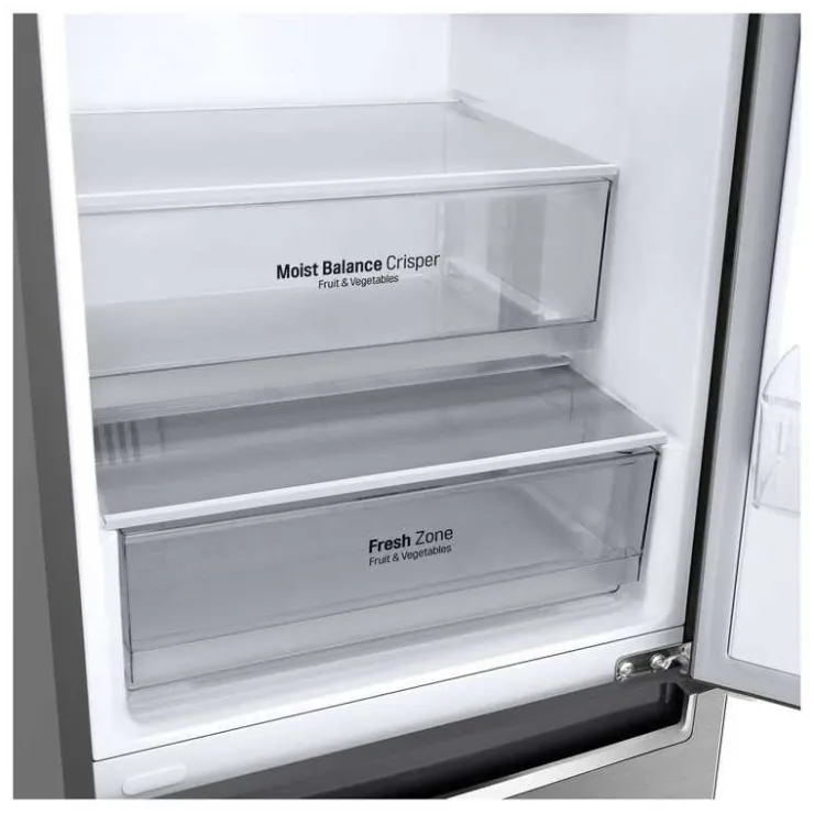 LG 24 in 11,9 cu ft Refrigerator Bottom Freezer - LBNC12231V Platinum Silver Best