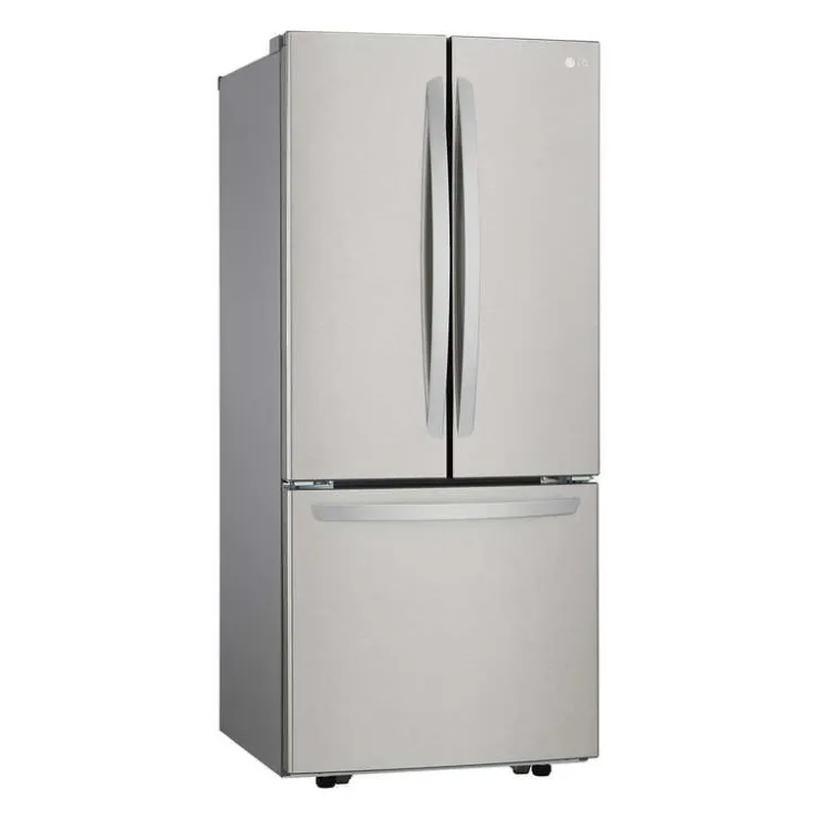 LG 30 in 22 Cu ft Refrigerator Bottom Freezer, French door - LRFNS2200S Stainless Steel New