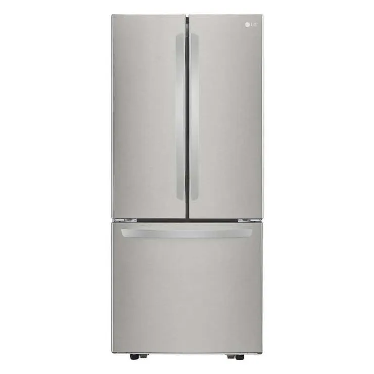 LG 30 in 22 Cu ft Refrigerator Bottom Freezer, French door - LRFNS2200S Stainless Steel New