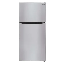 LG 30 in 20 cu ft Refrigerator Top Freezer - LTCS20020S Stainless Steel Outlet