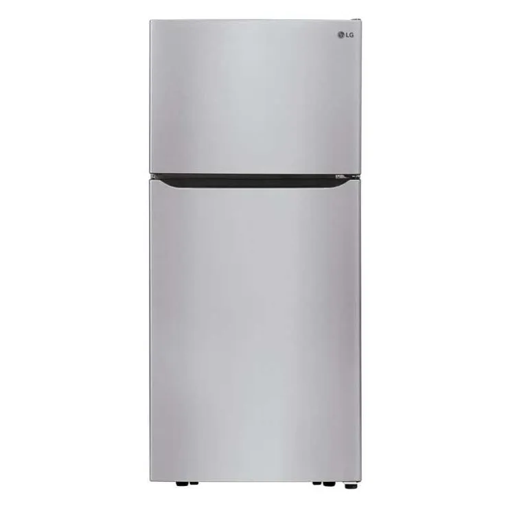 LG 30 in 20 cu ft Refrigerator Top Freezer - LTCS20020S Stainless Steel Outlet