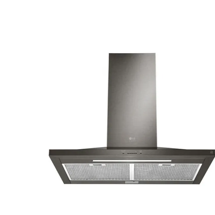 LG Chimney hood Wall Mount 30" , 600 CFM - LSHD3089BD Black Stainless
