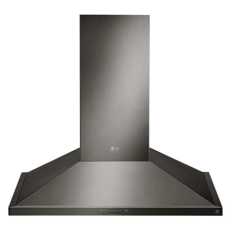 LG Chimney hood Wall Mount 30" , 600 CFM - LSHD3089BD Black Stainless