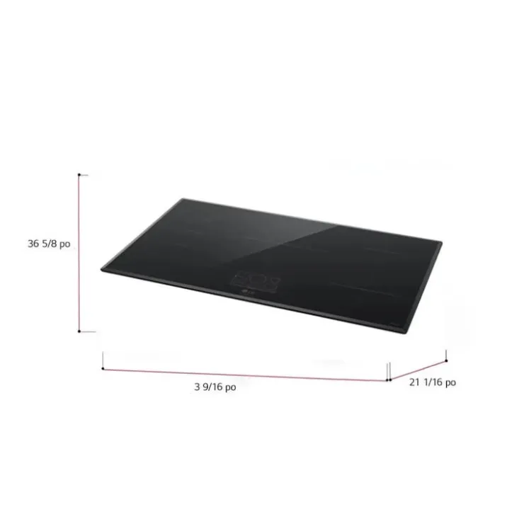 LG Cooktop Induction 37" - CBIS3618BE Black Clearance