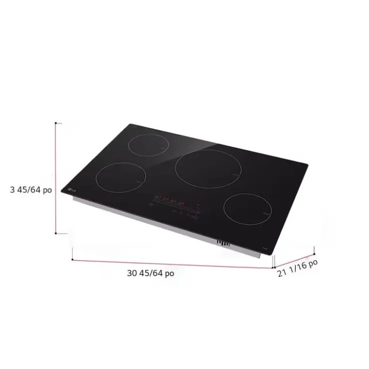 LG Cooktop Induction 30" - CBIH3013BE Black Outlet