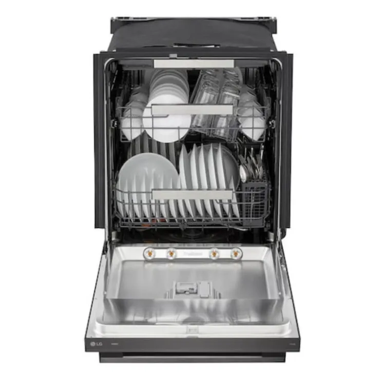 LG Dishwasher Built-In 24" 42dB - LDNTH753D Black Stainless Hot