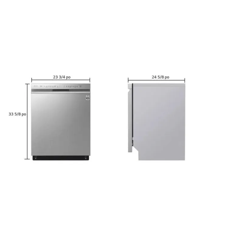LG Dishwasher Built-In 24" 48dB - LDFN4542S Stainless Steel Online