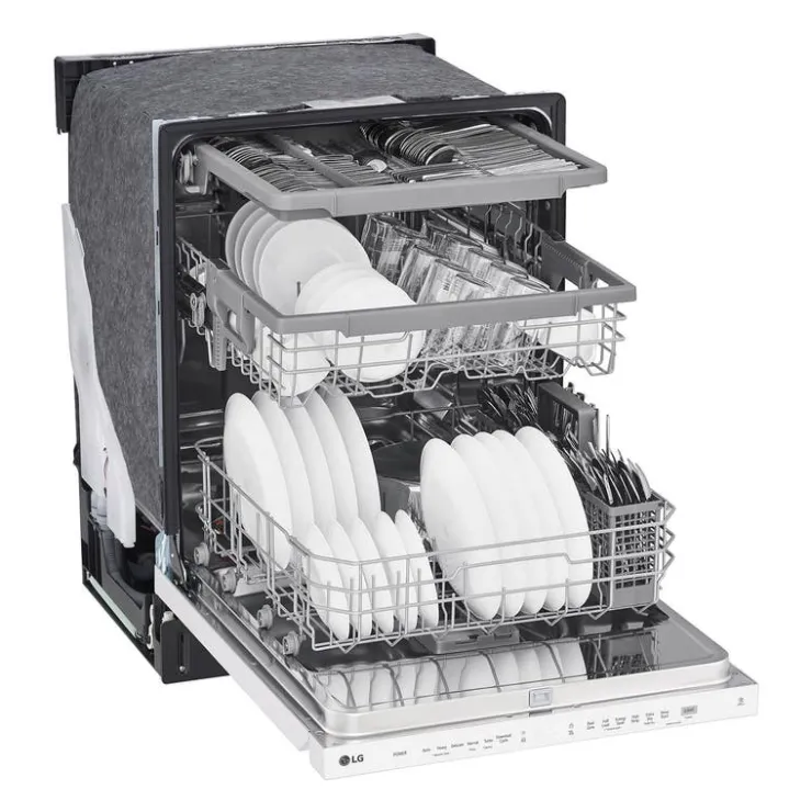 LG Dishwasher Built-In 24" 48dB - LDPN4542W White Clearance