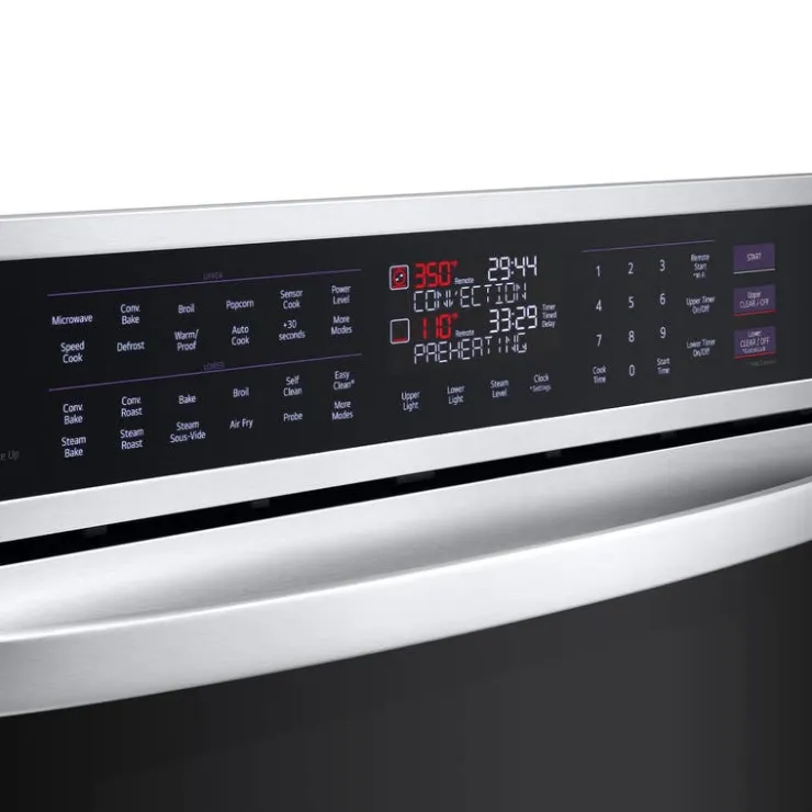 LG Double Wall Oven 30" Electric - WCEP6427F Stainless Steel