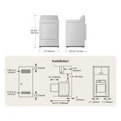 LG Dryer Front-Load 27