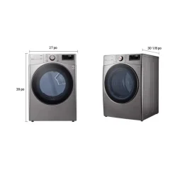 LG Dryer Front-Load 27" - DLEX3850V Graphite Steel Clearance