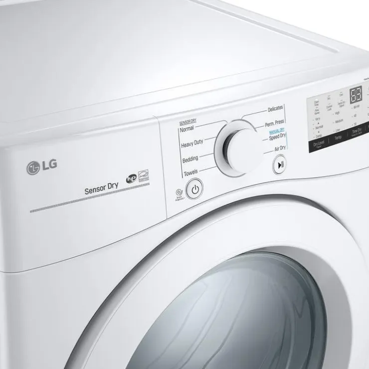 LG Dryer Front-Load 27" - DLE3400W White Sale