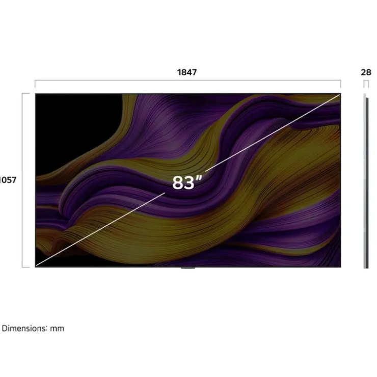 LG 83in Smart TV OLED UHD 4K - OLED83G5WUA Discount