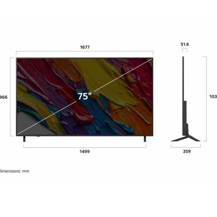 LG 75-inch Smart TV QNED UHD 4K - 75QNED82AUA Sale