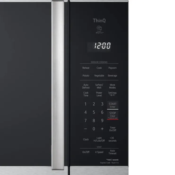 LG Microwave and Range Hood, , 1050 W, 400 - MVEL2125X Stainless Steel Outlet