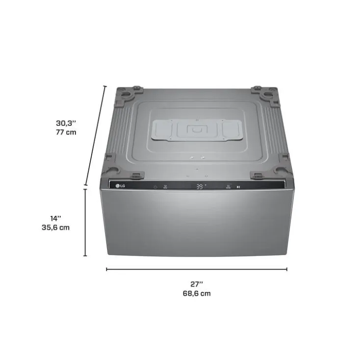 LG Pedestal Washer Top-Load 29" - WD300CV Graphite Steel Clearance