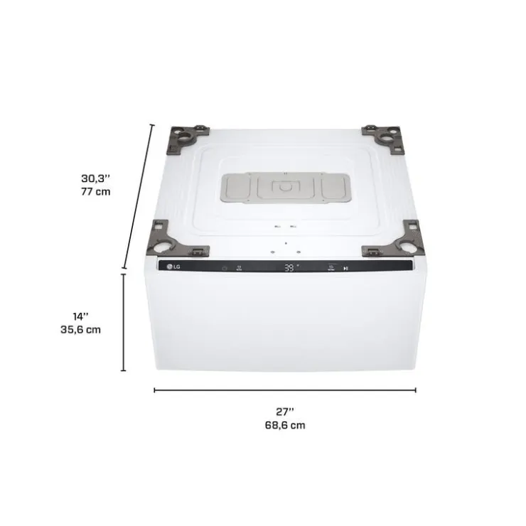 LG Pedestal Washer Top-Load 29" - WD300CW White Sale