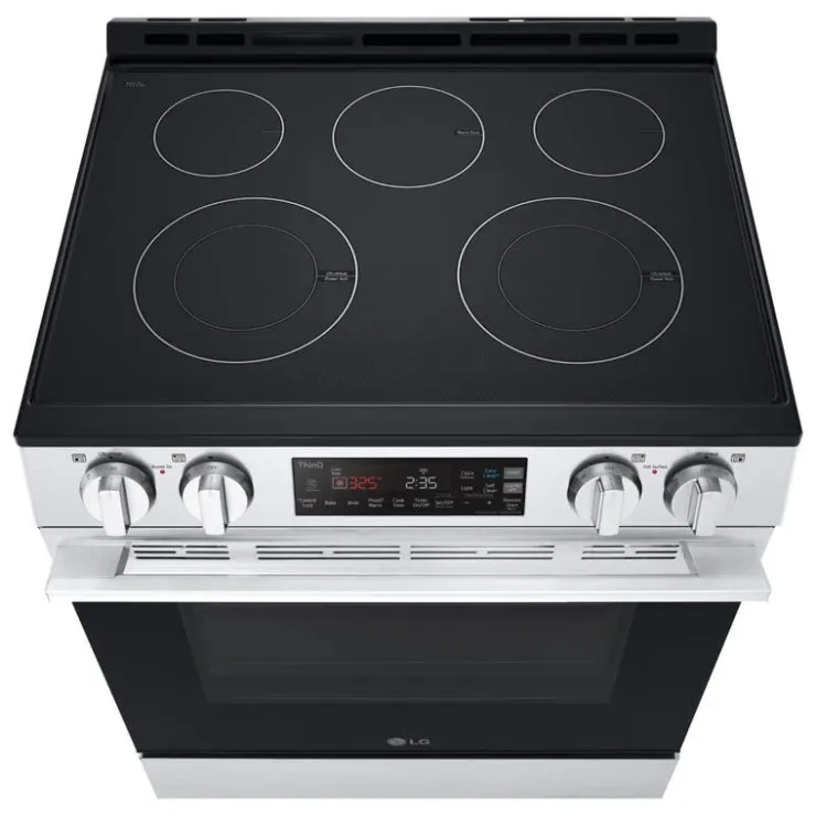 LG Range 30" Electric Glass-Ceramic - LSEL6331XE Stainless Steel Sale