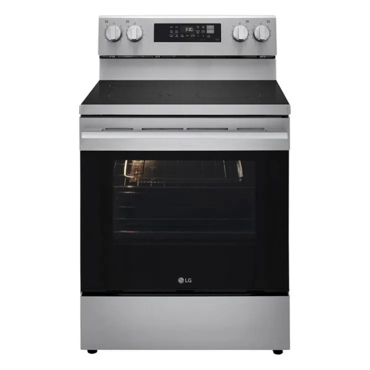 LG Range 30" Electric Glass-Ceramic - LREN6323YE Stainless Steel Discount