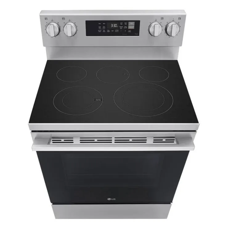 LG Range 30" Electric Glass-Ceramic - LREN6323YE Stainless Steel Discount