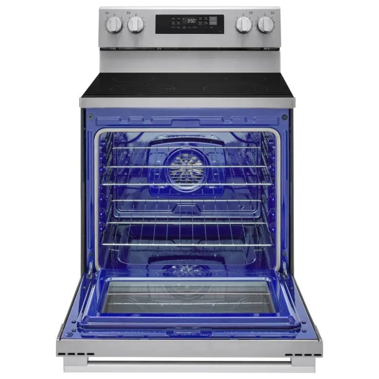 LG Range 30" Electric Glass-Ceramic - LREN6321YE Stainless Steel Outlet