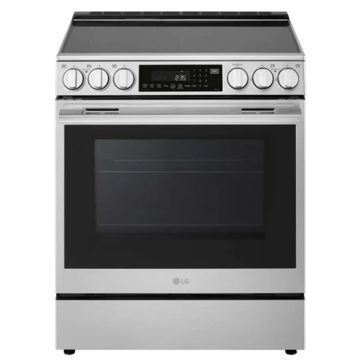 LG Range 30" Electric Glass-Ceramic - LSEL6337XE Stainless Steel Outlet