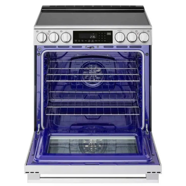 LG Range 30" Electric Glass-Ceramic - LSEL6337XE Stainless Steel Outlet