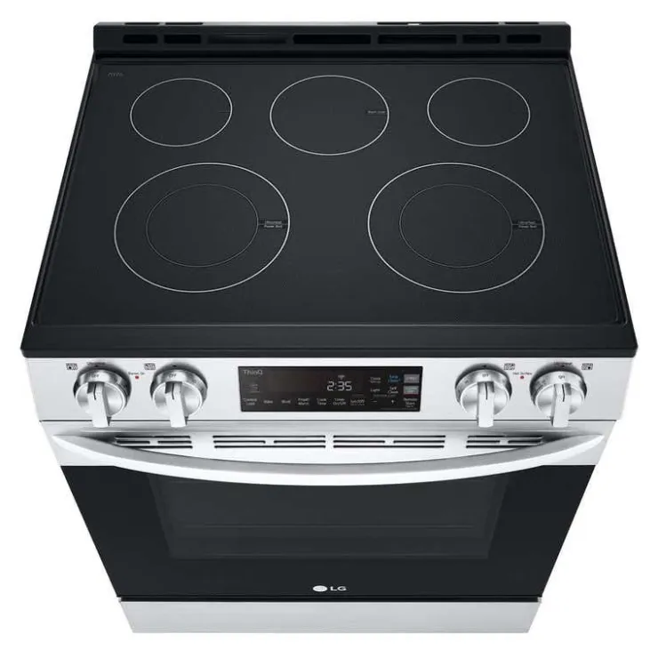 LG Range 30" Electric Glass-Ceramic - LSEL6331F Stainless Steel Sale