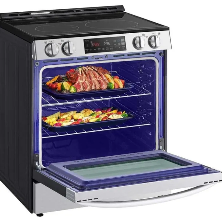 LG Range 30" Electric Glass-Ceramic - LSEL6331F Stainless Steel Sale