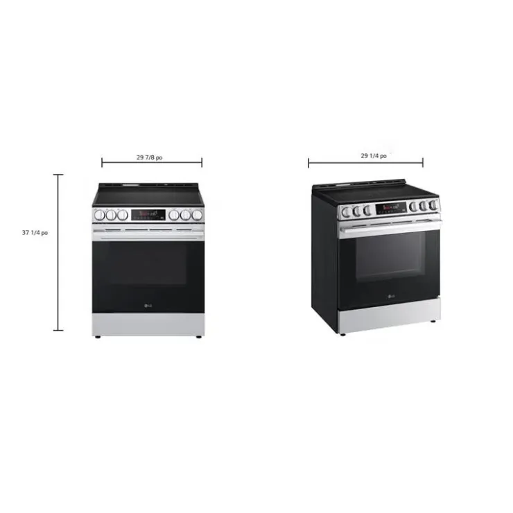 LG Range 30" Electric Glass-Ceramic - LSEL6333XE Stainless Steel Sale