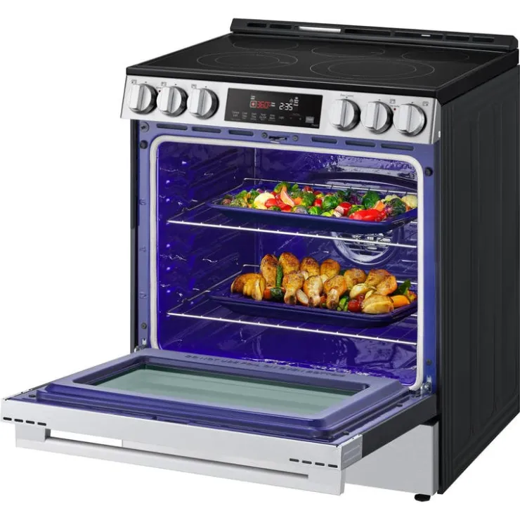 LG Range 30" Electric Glass-Ceramic - LSEL6333XE Stainless Steel Sale