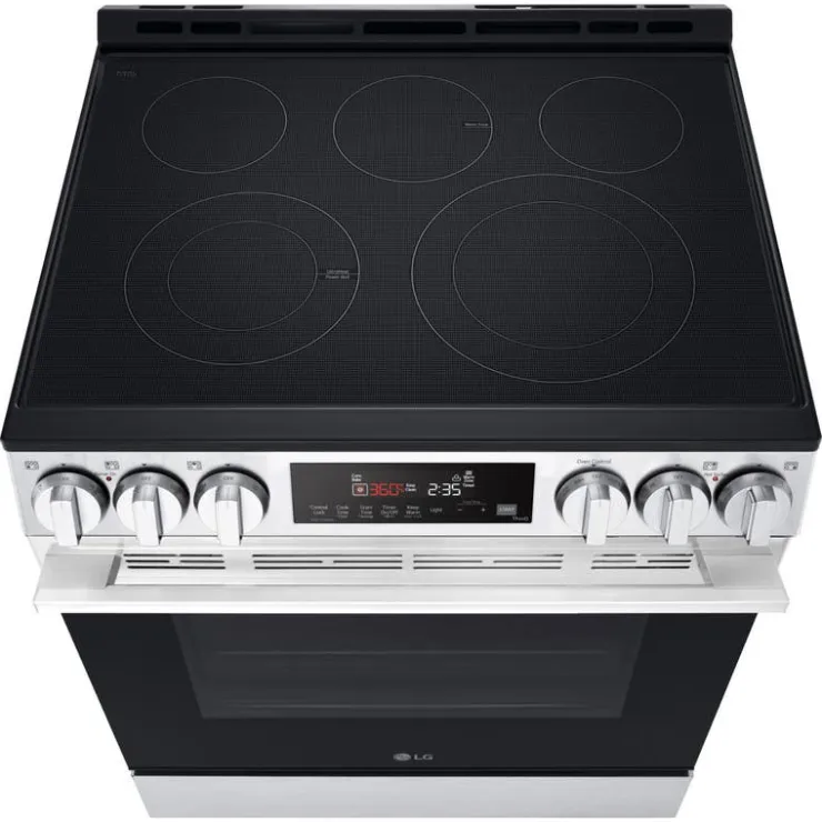 LG Range 30" Electric Glass-Ceramic - LSEL6333XE Stainless Steel Sale