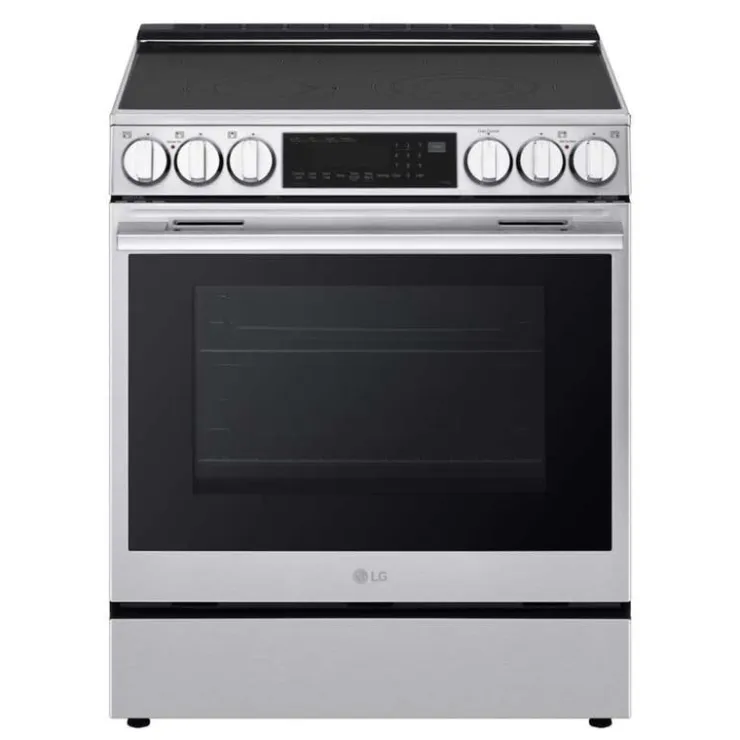 LG Range 30" Electric Glass-Ceramic - LSEL6335XE Stainless Steel Hot