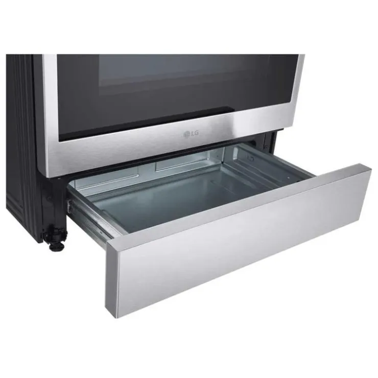 LG Range 30" Electric Glass-Ceramic - LSEL6335XE Stainless Steel Hot