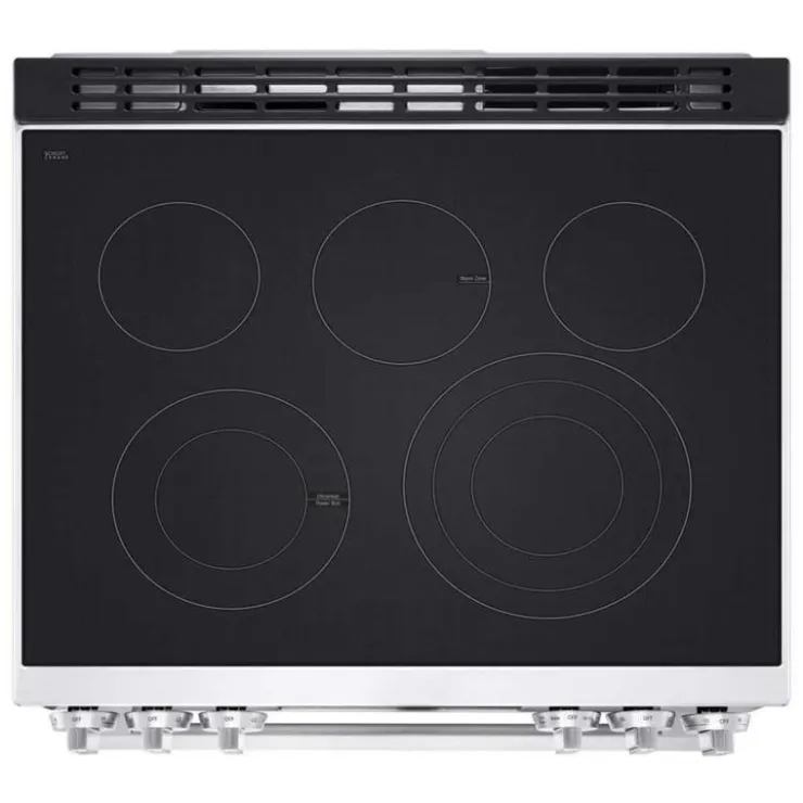 LG Range 30" Electric Glass-Ceramic - LSEL6335XE Stainless Steel Hot