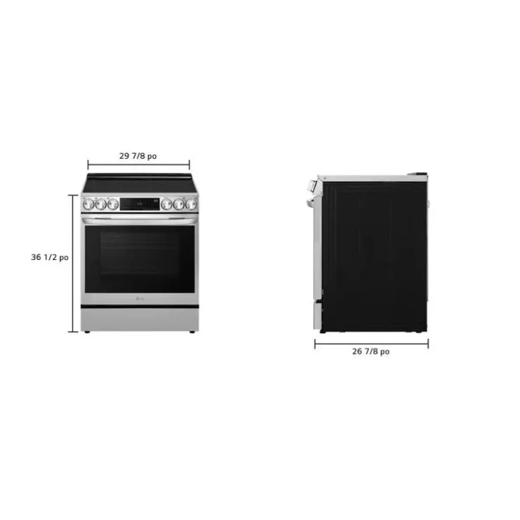 LG Range 30" Electric Induction - LSIL6336F Stainless Steel Sale