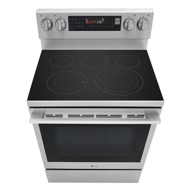 LG Range 30" Electric Glass-Ceramic - LREN6325XE Stainless Steel Outlet