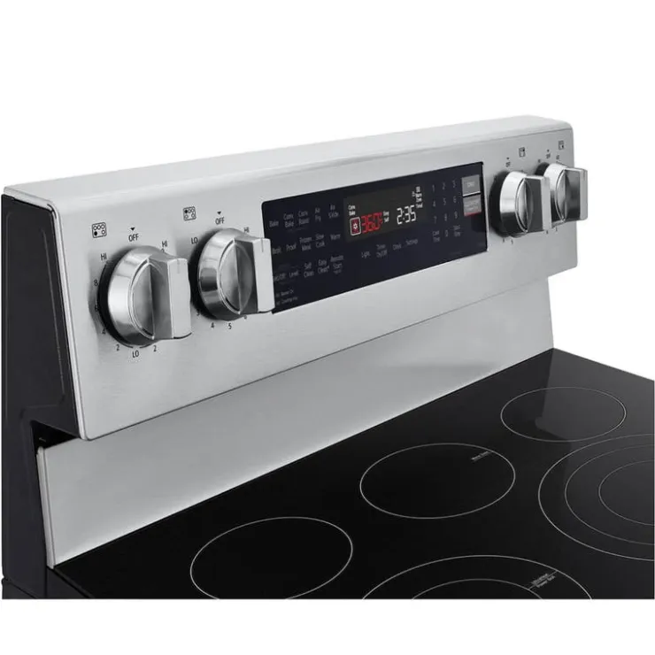 LG Range 30" Electric Glass-Ceramic - LREN6325XE Stainless Steel Outlet